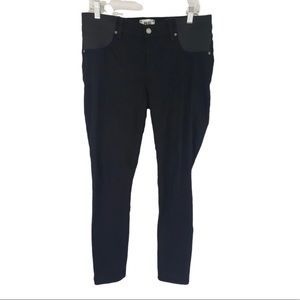 Paige Verdugo Ultra Skinny Women’s Black Side Panel Maternity Jeans Size 30